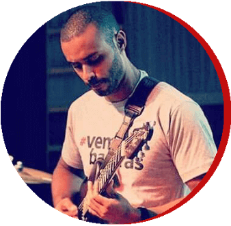 Imagem Professor de guitarra e violão Jonatas Alves
